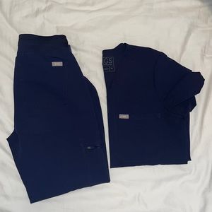 Navy Blue Figs - One Pocket Top & Joggers